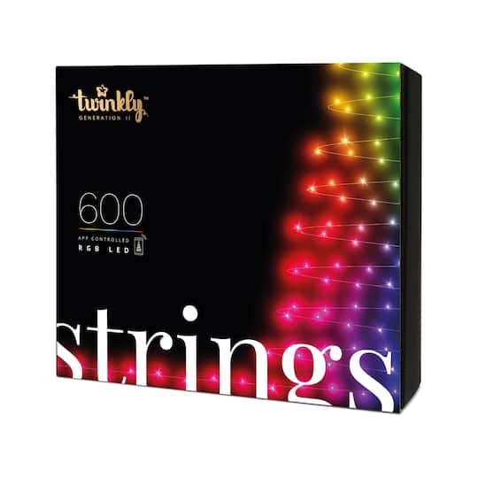 Twinkly; Twinkly™ Gen II 600ct. LED RGB Smart Light Strings; Category:String Lights; Image:1
